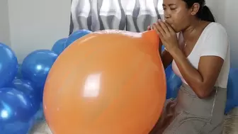 Stella Blow To POP Your Big Orange Punch Balloon