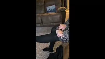 Date Night as Deb Puts on Her Cum Filled Black Sugar Stealth Stiletto Spiked Heel Boots with Ove the Knee Socks & LuLaRoe Skirt (12-20-2020)
