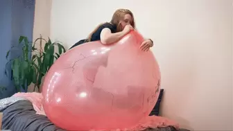 Mariette BTP's printed crystal pink Cattex 36'' balloon - 1080p