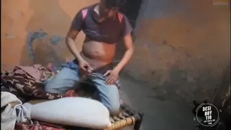 INDIAN BOY PLAY WITH HIS COCK