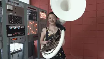 Zoe Tries Out the Sousaphone (MP4 - 1080p)
