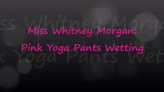 Whitney Morgan Pink Yoga Pants Wetting - mp4