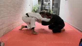 Aly Fighter training jiu-jítsu