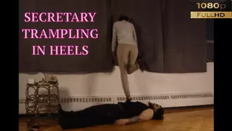 Secretary Trampling in Heels - {HD 1080p}