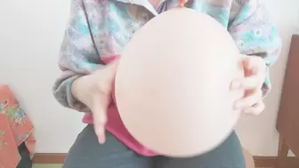 Touching and popping balloons