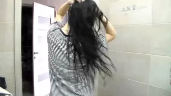 omb hair erotically showing your ass