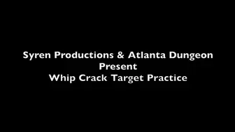 Whip Crack Target Practice (Quicktime)