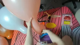 POV Overinflating Balloons on Pump