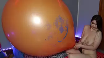 Balloon Fun On My Bed Part 6