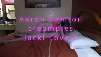 Jacki eats Aaron Camron's ass and rides him Amazon style before getting his creampie