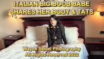 Italian Big Boobs Babe Gets Nude