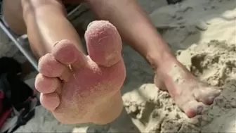 Public Beach - Pov and Dirty Feet - Bare Feet - Mistress Beh - SD MOBILE
