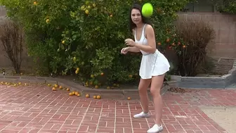 Tennis Girl Strip Down