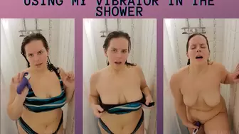 Using my vibrator in the shower 1080p HD