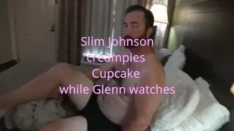 Slim Johnson creampies Cupcake while Glen watches (1080P)