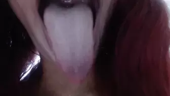 How Long is my tongue? watch it stretch