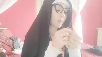 a nun shouldn't burp!