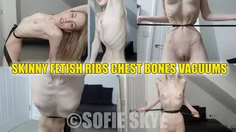 Skinny Fetish Ribs Chest Bones Vacuums