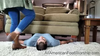 Crushed under couch part 1