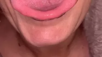 Close up tongue