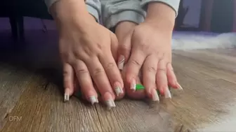 "Sweetie Green Toes and Sexy Hands"