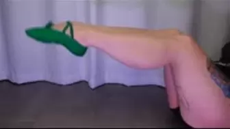 Calf Muscle Flex in Green Ballet Slippers MP4 640