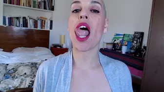 messy mouth clip - drool ahegao and funny noises