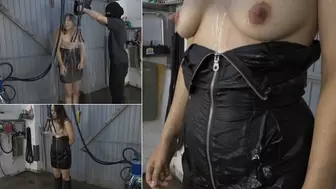 Milking in rubber boots ( 1080p mp4 )