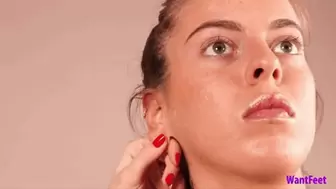 Polly gives me an ear massage HD