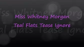 Whitney Morgan: Teal Flats Tease And Ignore