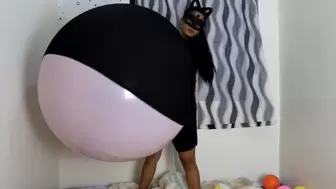Sexy Cat Woman Kate Pregnant Belly pump To Pop