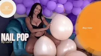 Lana Nail Popping Skin tone balloons - 4K