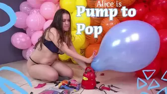 Alice Pump Pop 16" Balloons