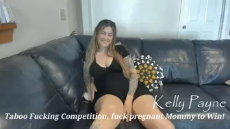 Taboo fucking competition, fucking pregnant step-mom to win