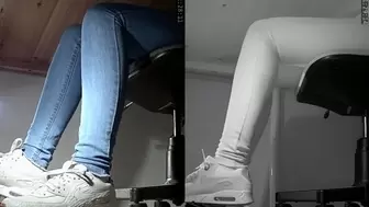 My cock is only a toy for Tanja under her Nike AirMax 90s - Cam 4