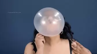 Velouria 's 1st Bubble Gum Bubble Blowing 4K (3840x2160)