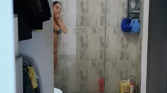 In the shower with me