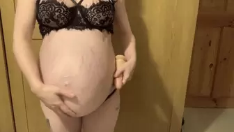 MastersLBS - massive pregnant slut, she’s so big and so heavy