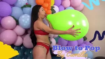 Camilla Blow To Pop Green Unique 16" - 4K