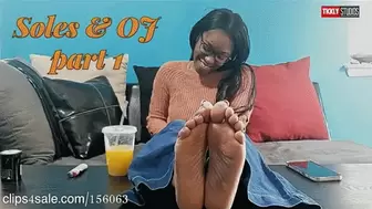 Goddess Mimi: Soles & OJ - Part 1 - Full HD