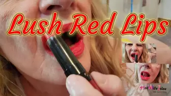 Lush Red Lips