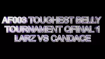 AFF003 quarterfinal #1 Candace vs Larz