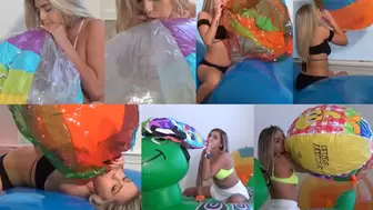 Rosie Beach Balls Mouth Inflate Combo MOV