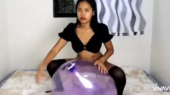 Stella Sensually Rides Your Big, Purple Balloon