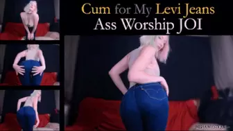 Cum for My Levi Jeans: Ass Worship JOI - mp4