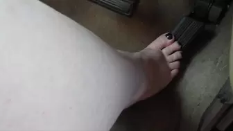 Pedal Pumping Barefoot