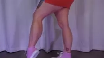 Calf Muscle JOI in Pink Converse MP4 1080