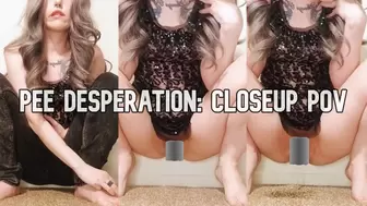 Pee Desperation: Closeup POV [SD]