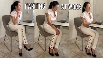 Farting in jeans at work