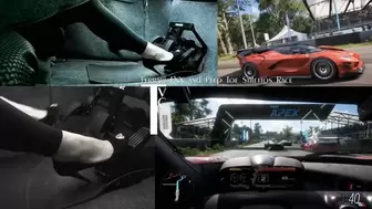 Ferrari FXX and Peep Toe Stilettos Race (mp4 1080p)